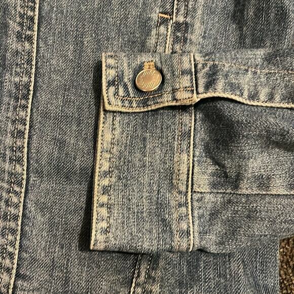 J Jill Brand Medium Wash Women's Small Denim Jean Jacket - Picture 5 of 6
